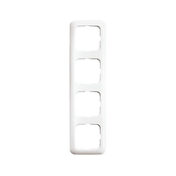 Busch-Jaeger Rahmen 4-fach aws, senk.+ waager. 2514-214